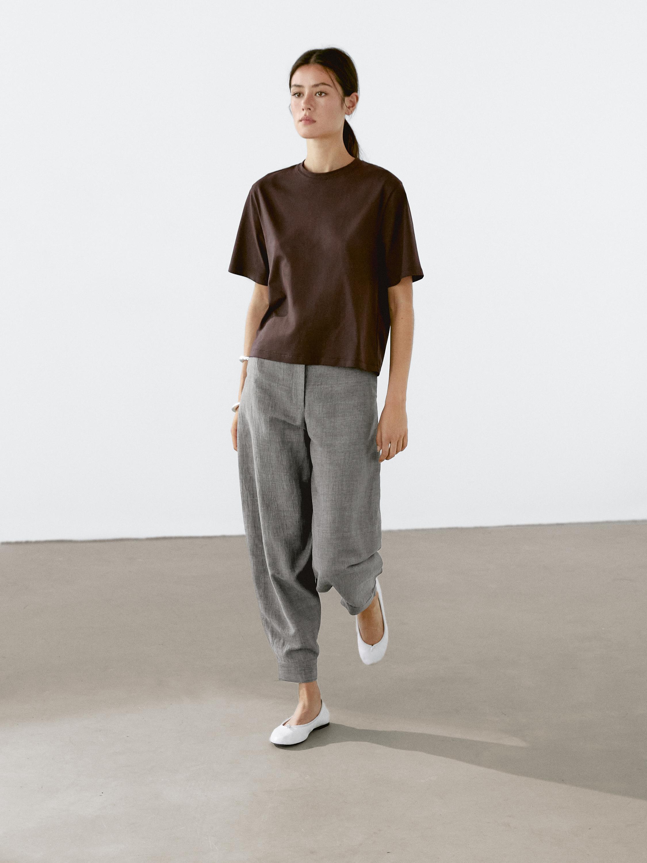 T-shirt manches courtes surpiqûre